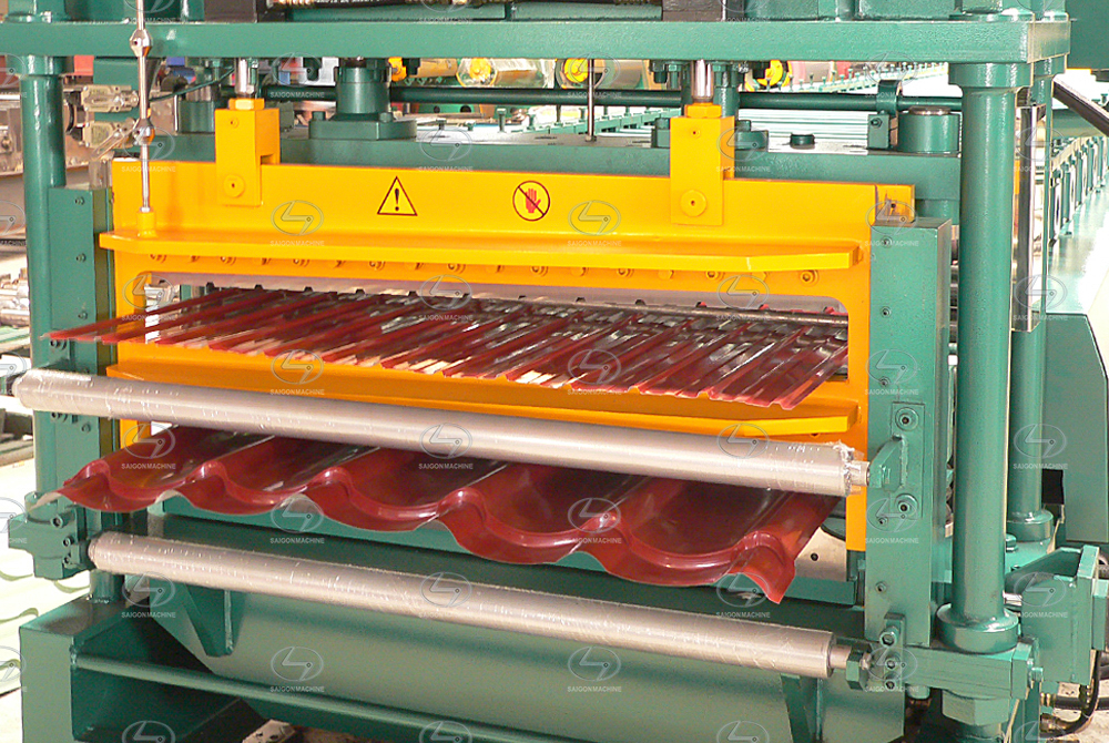 Double layer - Roll forming machine - Roof tile | Glazed tile - Ribs roof trapezoidal | Circulars corrugated | Ribs roof plafonds
