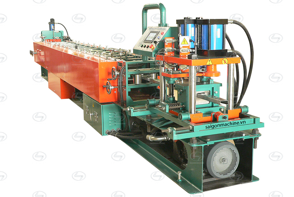 C200 - Purlin roll forming machine - 1 Punching station | 2 Punching stations | 3 Punching stations