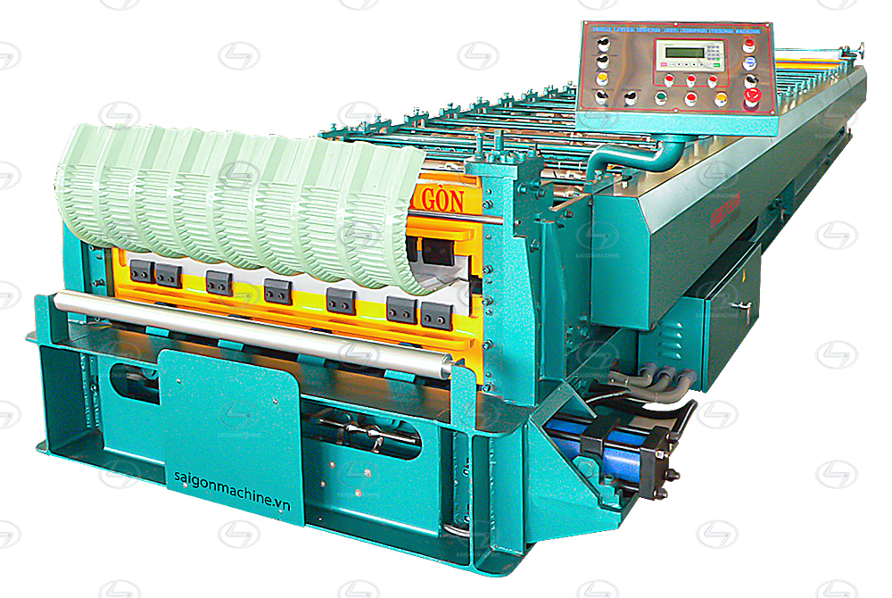 1 Layer - Roll forming mix pressing curve machine