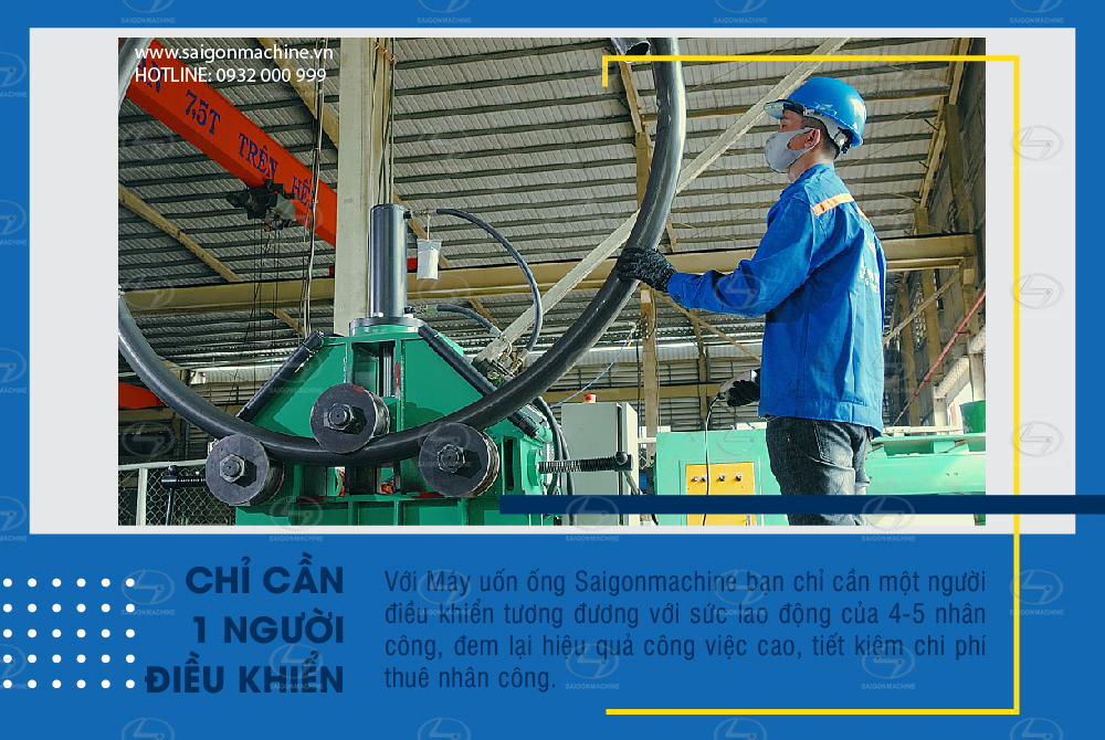 Saigon Machine - SGM xin hân hạnh giới thiệu dòng sản phẩm: Máy uốn ống - Trung. Với 3 dòng máy: Nhỏ - Trung - Lớn, trong từng dòng máy sẽ có các quy cách lô uốn ống khác nhau để phù hợp với nhu cầu của khách hàng. Là một trong những loại máy móc được ứng dụng nhiều trong các ngành cơ khí, công nghiệp xây dựng