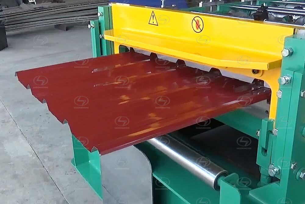 Single layer - Roll forming machine - Ribs roof trapezoidal