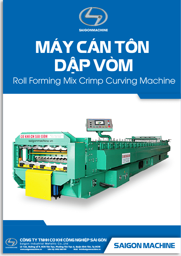 MÁY CÁN TÔN DẬP VÒM