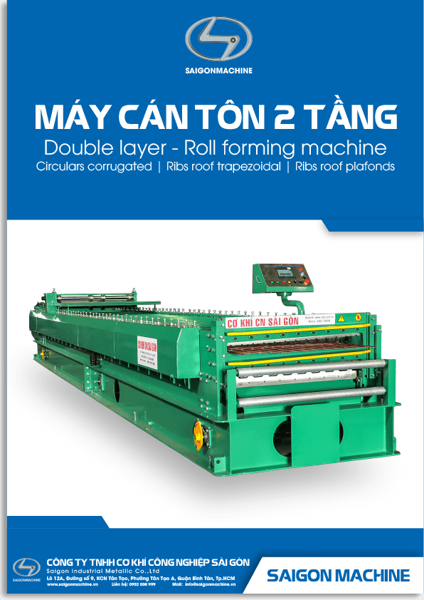 MÁY CÁN TÔN 2 TẦNG 9SV - 13SLP