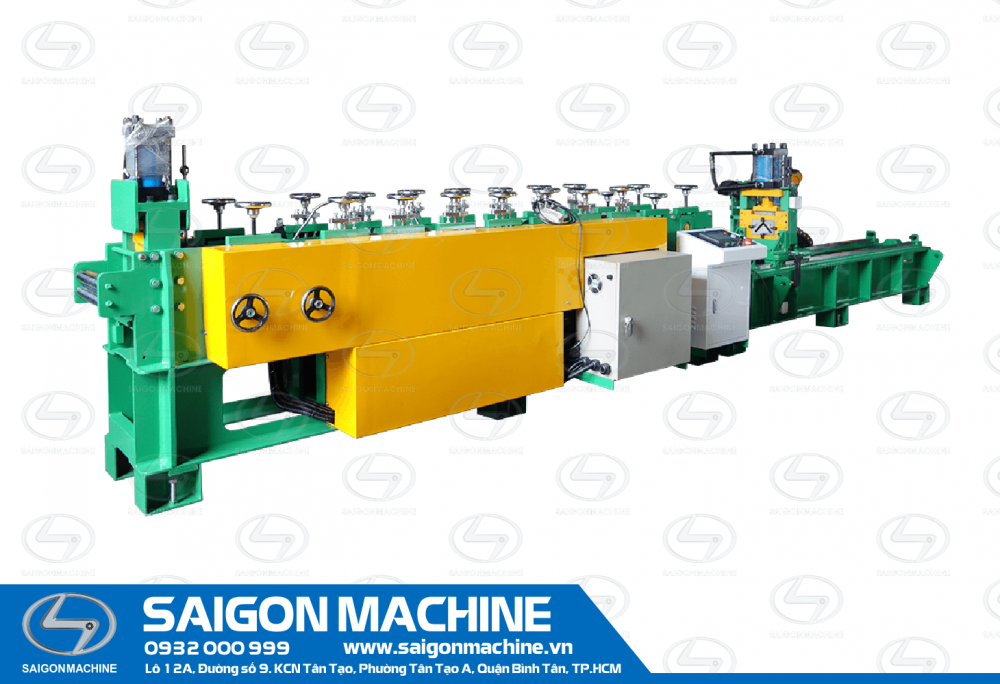 Saigon Machine, SGM, Industrial, Metallic, Steel, Roll, Forming, Machine, Tole, Iron, Contour, Waves, Roof, Corrugated, Single, Double, Layer, C Purli