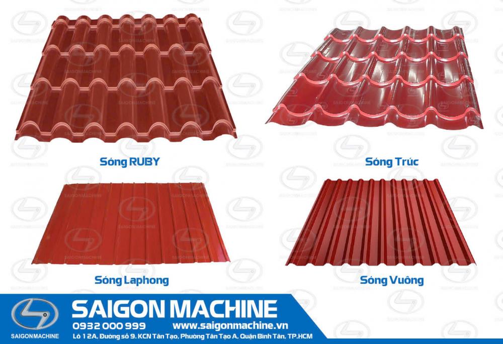 Saigon Machine, SGM, Industrial, Metallic, Steel, Roll, Forming, Machine, Tole, Iron, Single, Double, Layer, Tile, Glazed, Roof