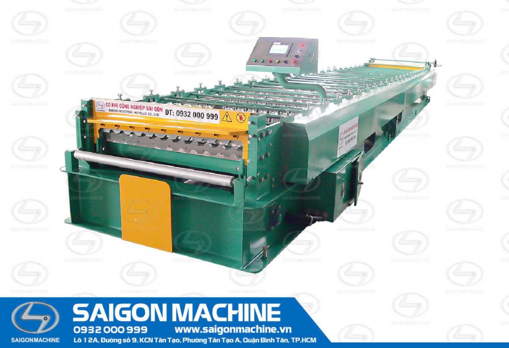 Single layer, Roll forming machine, saigon machine, saigonamchine, sgm, circular, wave, tole, Circulars, corrugated