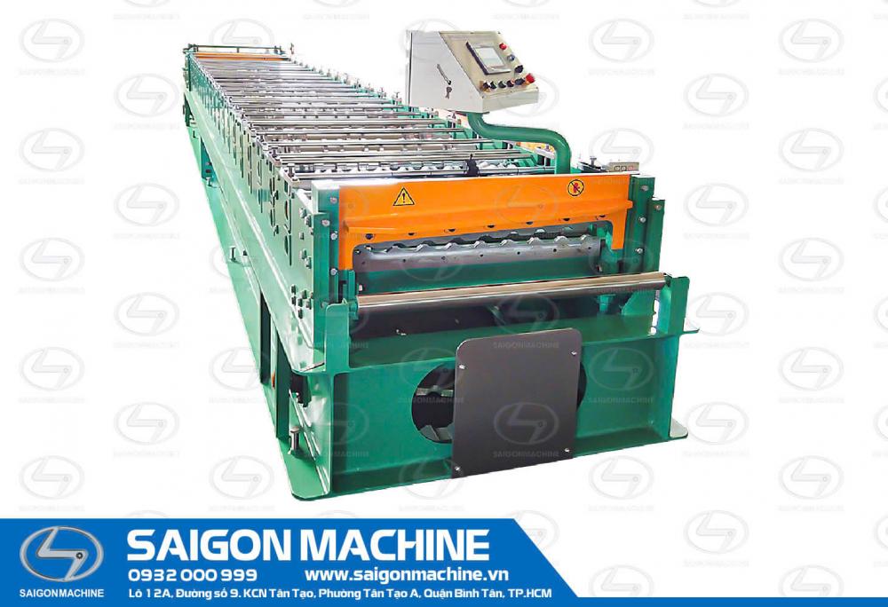 Roll forming machine, single layer, tole, saigonmachine, sgm, saigon industrial metallic, indonesia, square, wave, corrugated,Ribs, roof, trapezoidal