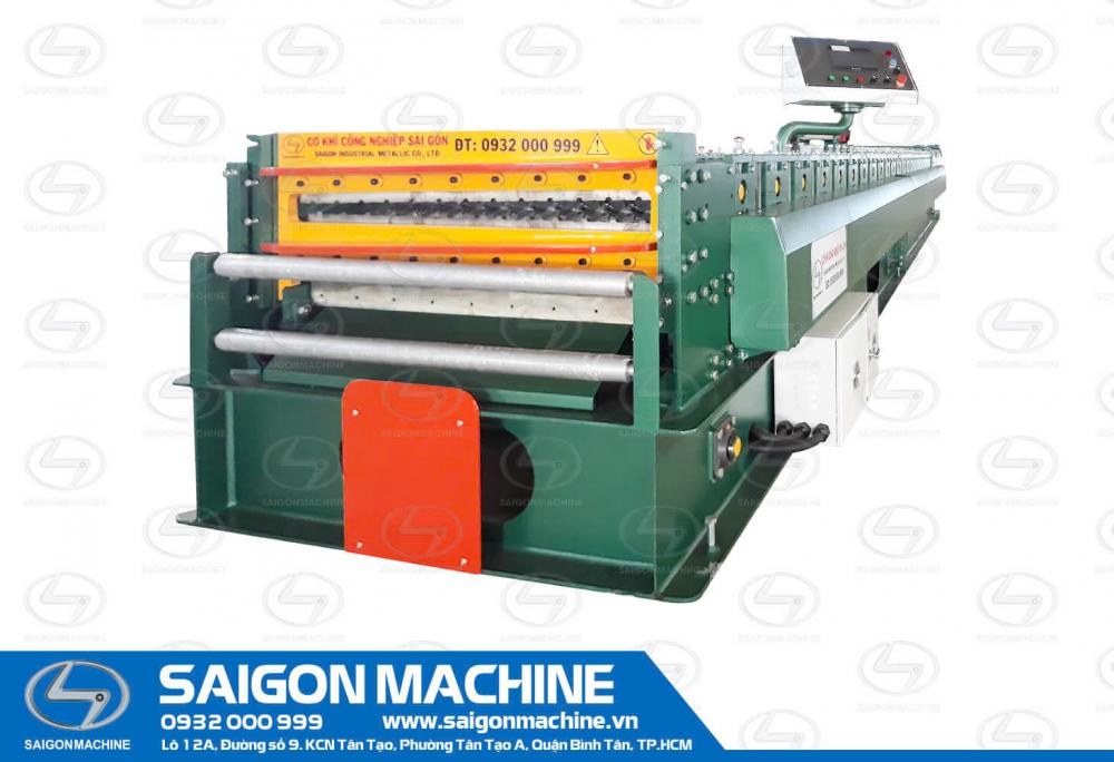 Single layer, Roll forming machine, Plafonds, wave, tole, Saigon machine, saigonmachine, sgm, Ribs, roof