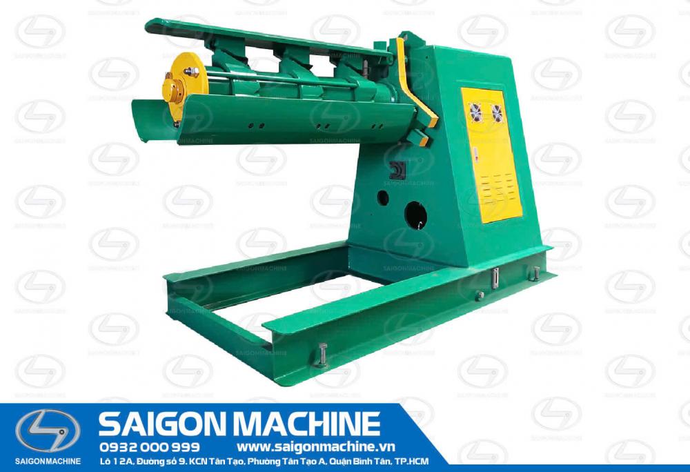 Máy xả cuộn tự động - 08 tấn - Rãnh trượt - Van tỷ lệ