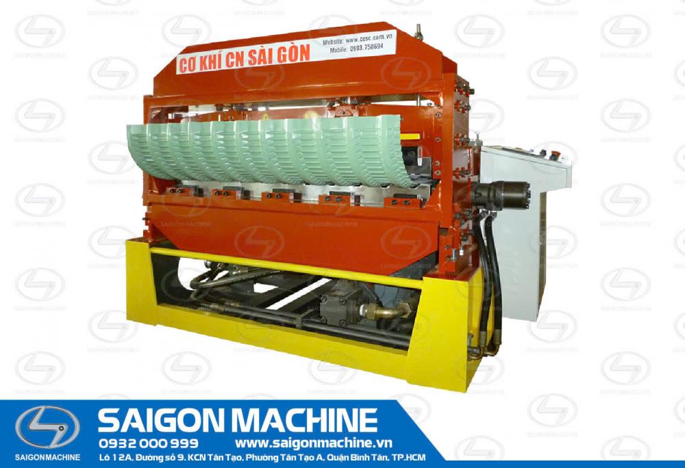 Saigon Machine, SGM, Industrial, Metallic, Steel, Roll, Forming, Machine, Tole, Iron, Pressing, Curve, Flip, Head, Stamping, Dome, Single, Double, Lay