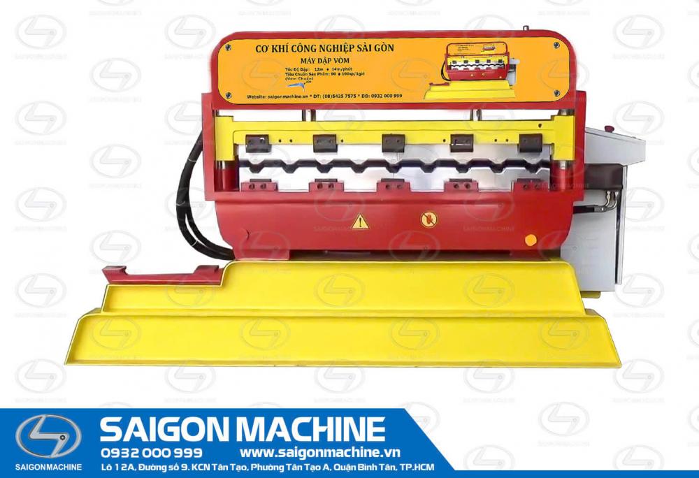 Saigon Machine, SGM, Industrial, Metallic, Steel, Roll, Forming, Machine, Tole, Iron, Pressing, Curve, Flip, Head, Stamping, Dome, Single, Double, Lay