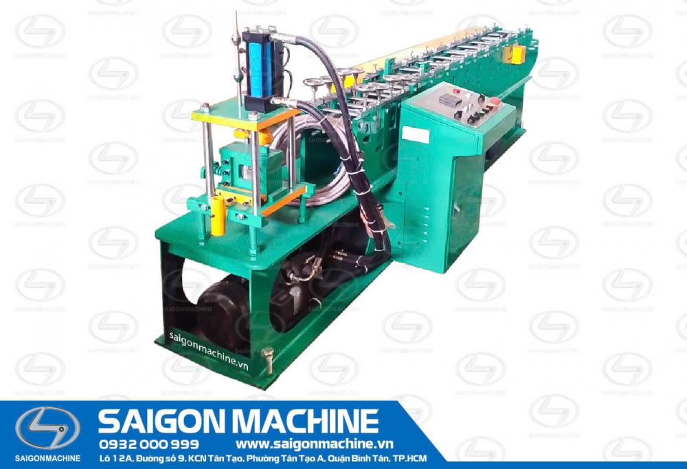 Saigon Machine, SGM, Industrial, Metallic, Steel, Roll, Forming, Machine, Tole, Iron, Contour, Waves, Roof, Corrugated, Single, Double, Layer, C Purli