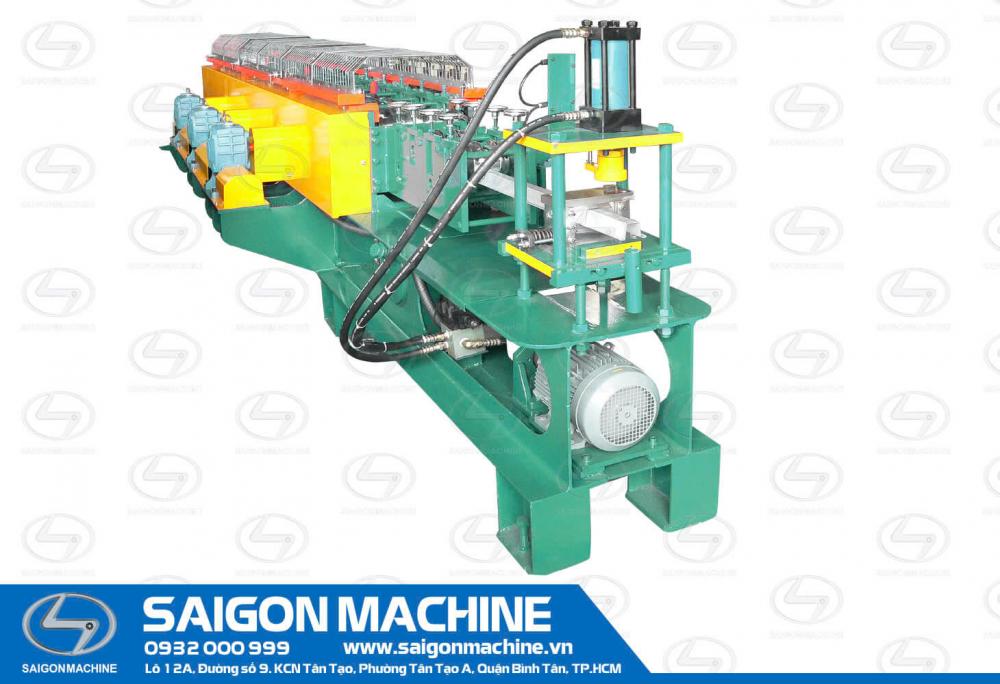 Saigon Machine, SGM, Industrial, Metallic, Steel, Roll, Forming, Machine, Tole, Iron, Contour, Waves, Roof, Corrugated, Single, Double, Layer, C Purli