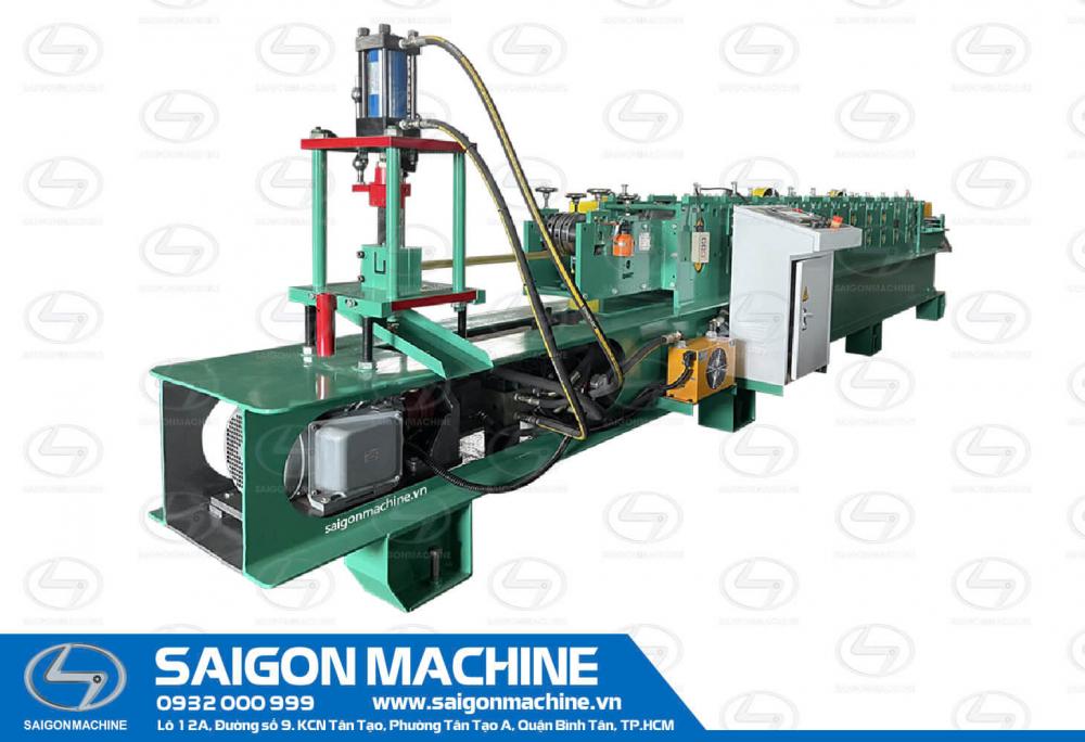 Saigon Machine, SGM, Industrial, Metallic, Steel, Roll, Forming, Machine, Tole, Iron, Contour, Waves, Roof, Corrugated, Single, Double, Layer, C Purli