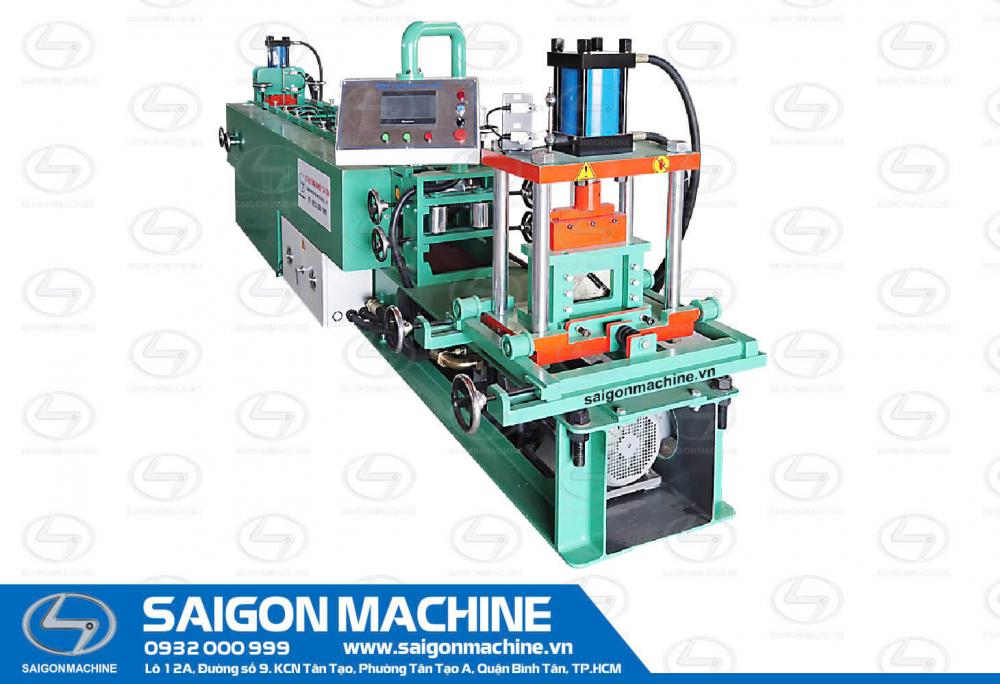 Saigon Machine, SGM, Industrial, Metallic, Steel, Roll, Forming, Machine, Tole, Iron, Contour, Waves, Roof, Corrugated, Single, Double, Layer, C Purli