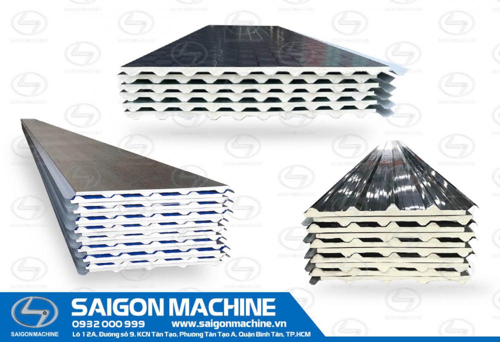 Saigon Industrial Metallic Company, Saigon Machine, SGM, Roll Forming Machine, PU Assambly Line, Styrofoam Rolling Machine, PU Panel Roll Forming Mach