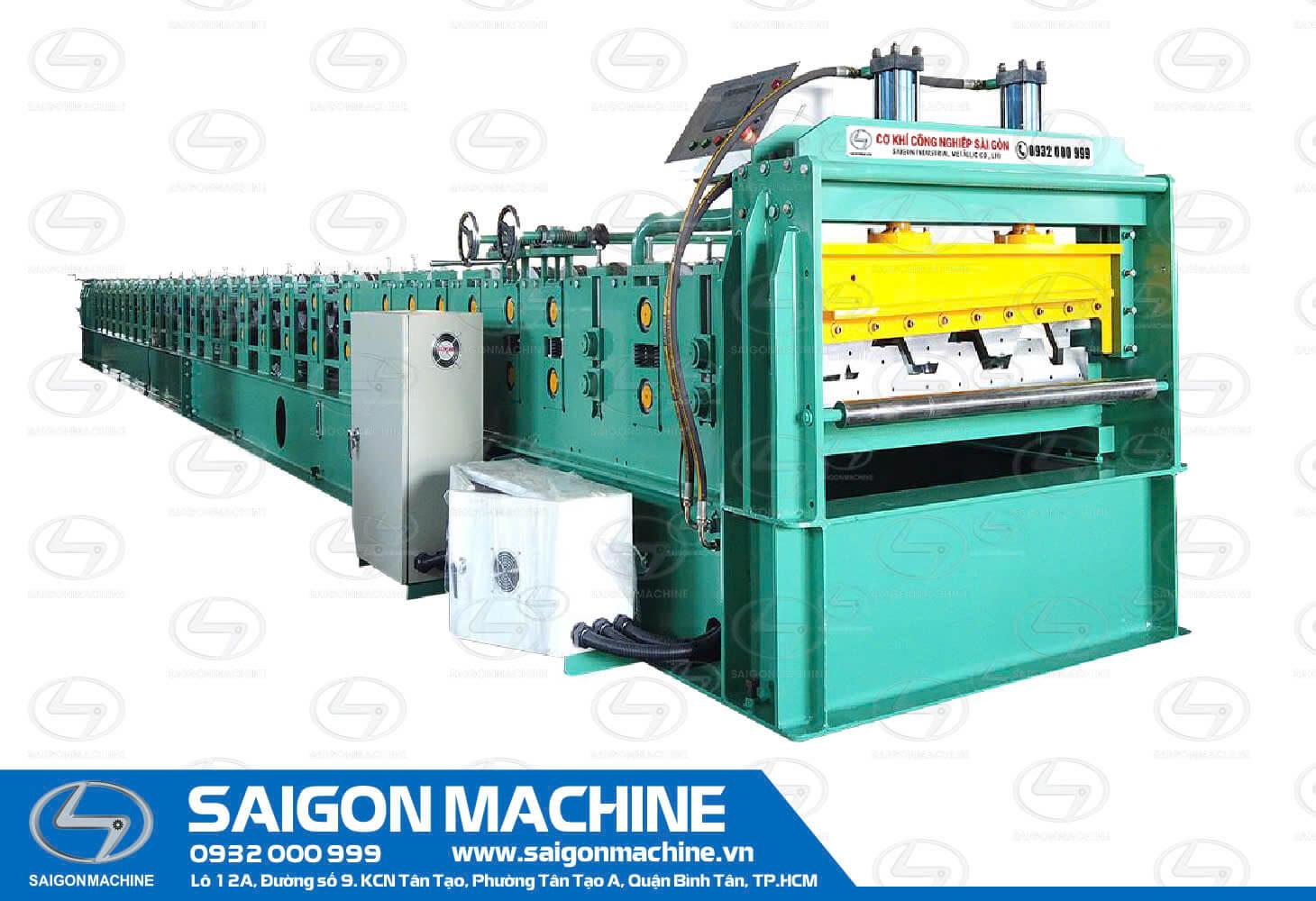 Floor decking roll forming machine - H76