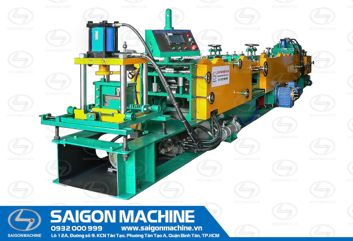 Z300 - Purlin roll forming machine - 1 Punching station | 2 Punching stations | 3 Punching stations