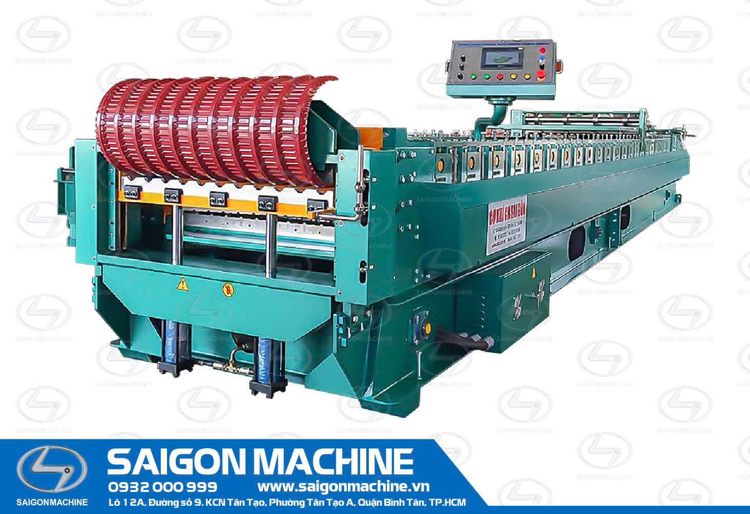 Double layer - Roll forming mix pressing curve machine