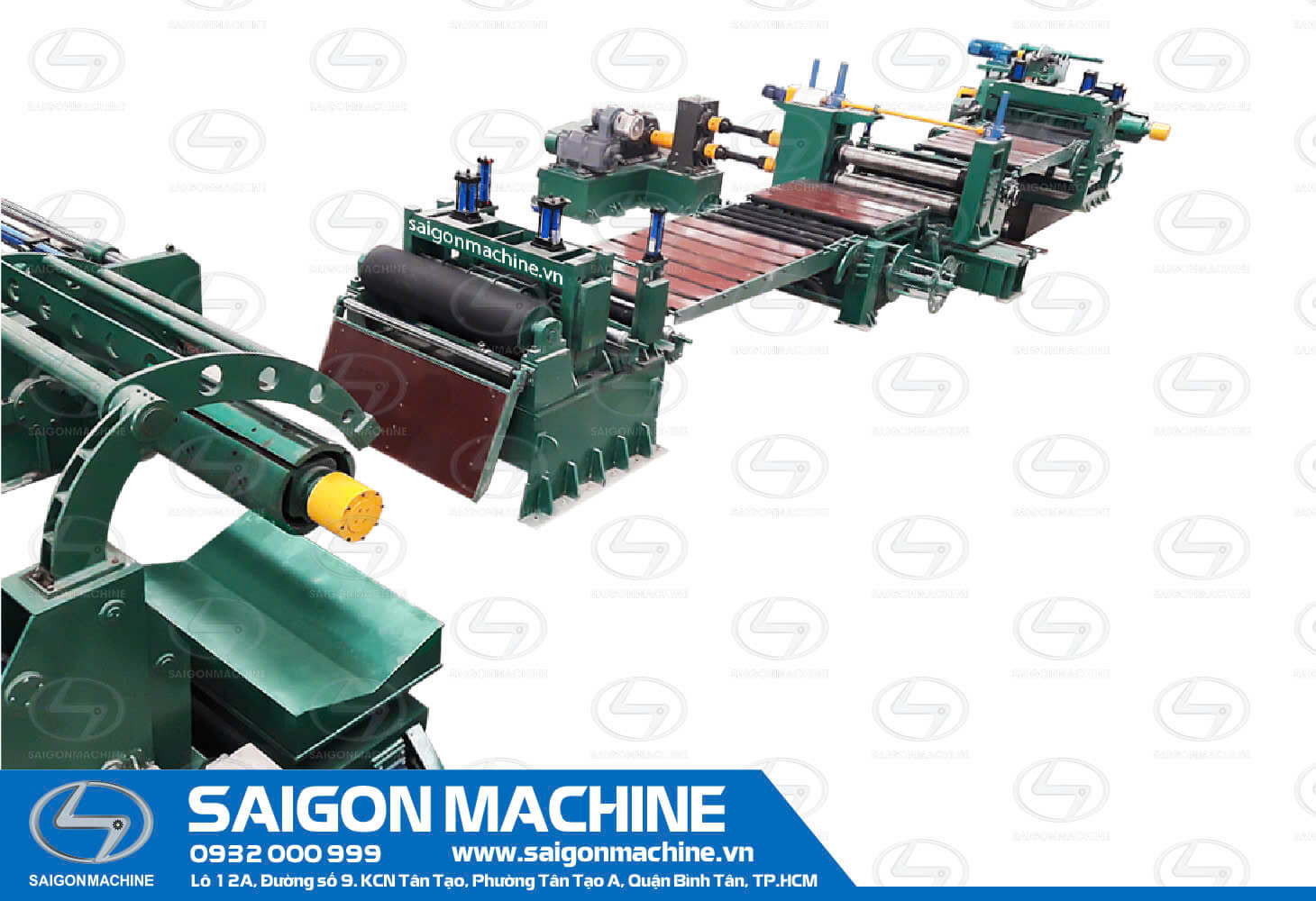 Steel slitting line