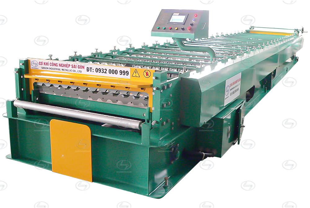 Single layer, Roll forming machine, saigon machine, saigonamchine, sgm, circular, wave, tole, Circulars, corrugated