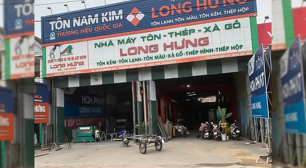 NHÀ MÁY TÔN THÉP XÀ GỒ LONG HƯNG - QUÃNG NGÃI