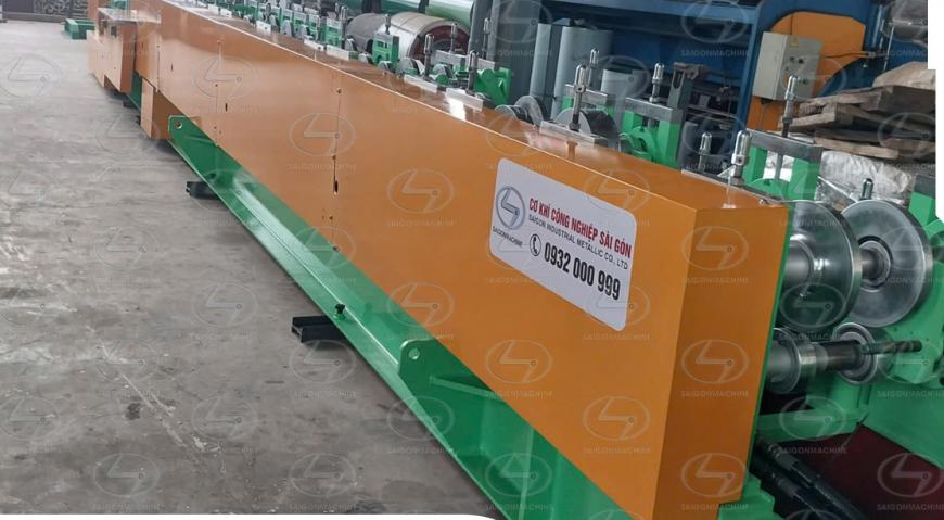 Máy cán xà gồ C300,  máy cán xà gồ, may can xa go, saigonmachine, sgm, saigon machine, cơ khí công nghiệp sài gòn, Nhà máy tôn thép An Ánh Quang - Đồn