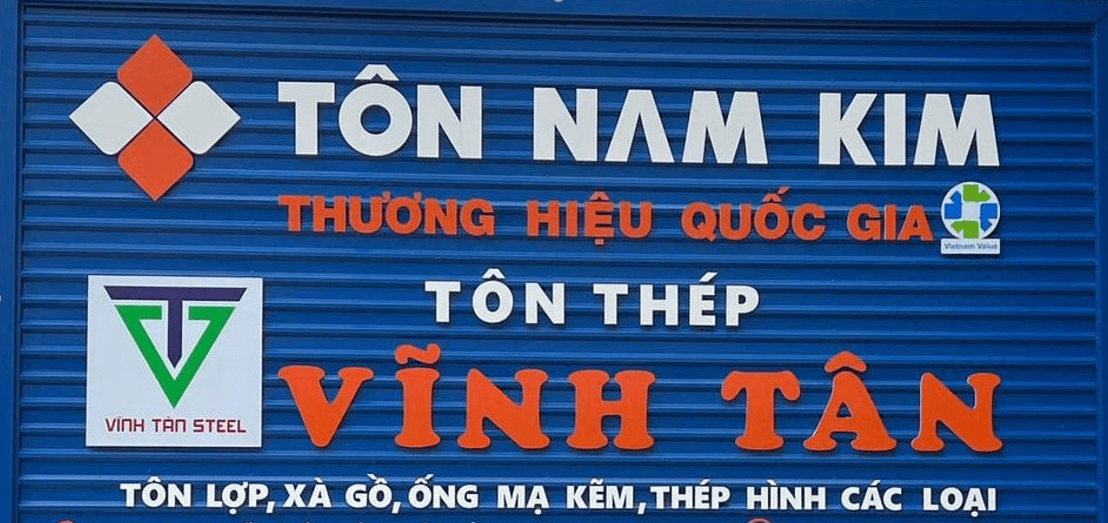 CÔNG TY CỔ PHẦN VẬT LIỆU XÂY DỰNG TÔN THÉP VĨNH TÂN