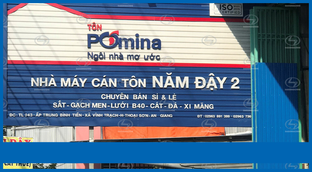 NHÀ MÁY CÁN TÔN NĂM ĐẬY