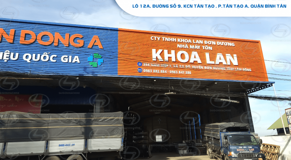 CÔNG TY TNHH KHOA LAN ĐƠN DƯƠNG | NHÀ MÁY TÔN KHOA LAN